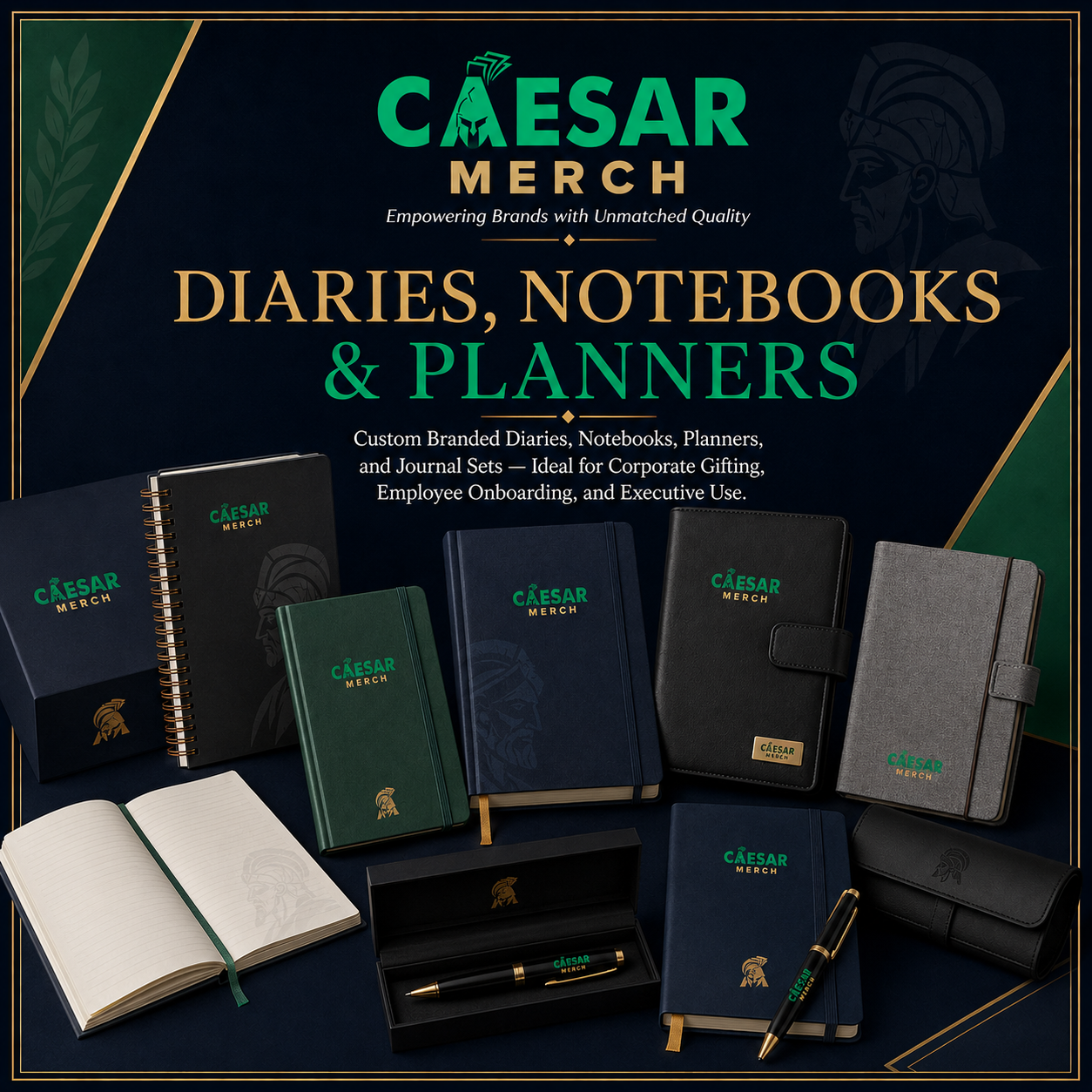 Diaries, Notebooks & Planners - Caesar Merch Lahore
