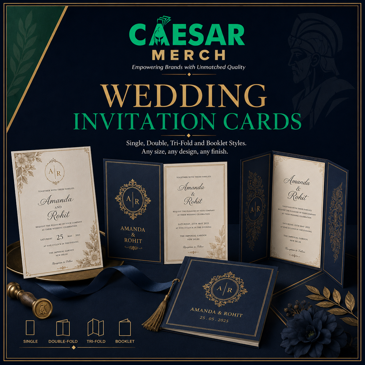 Wedding Invitation Cards - Caesar Merch Lahore